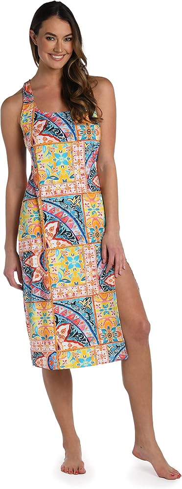 La Blanca Womens Dress Swimsuit Swimwear Cover Up, Multi Soleil, Large US