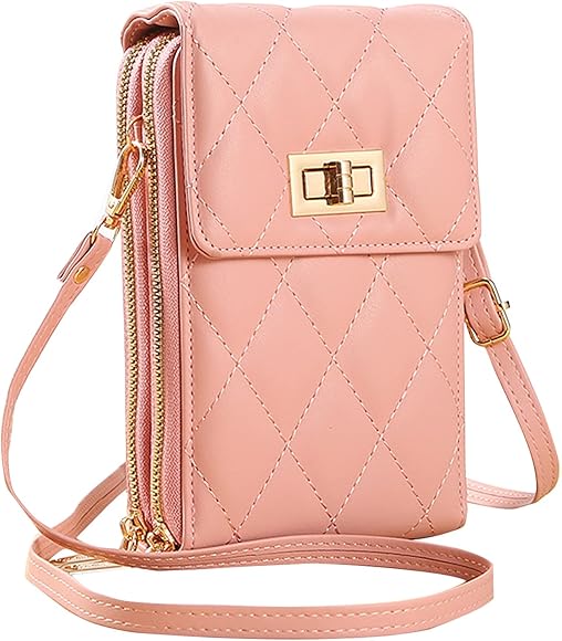 Bolso para Teléfono Bolsos Bandolera para Mujer Carteras para Mujer Bolso Monedero Móvil Mujer Bolso Bandolera Monedero con Bandolera Ajustable y Desmontable