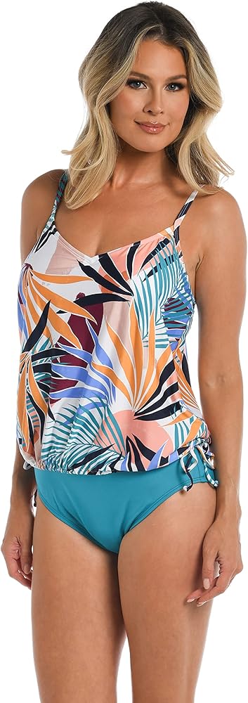 Side Tie Tankini Swimsuit Top