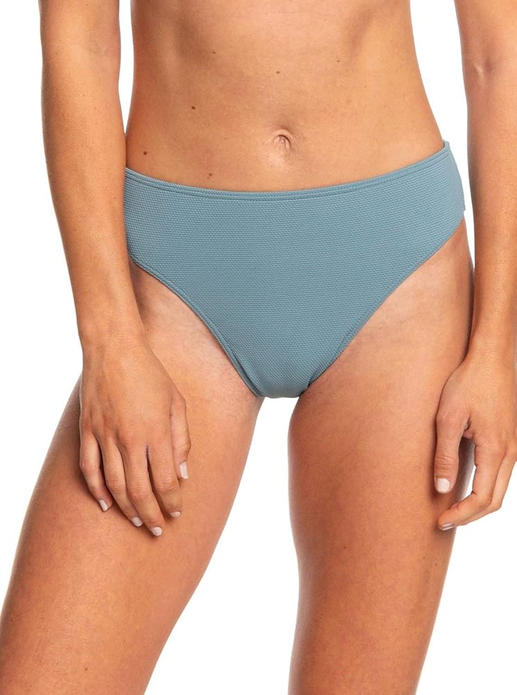 Roxy Women's Seas The Day Mid Waist Bottom, Trooper, L