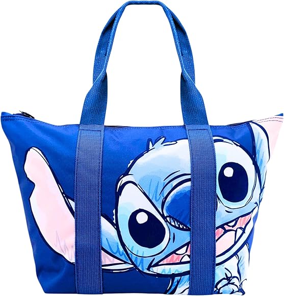 Disney Stitch Bolso, Bolsa de Viaje, Bolso de Hombro, Bolsa de Compras, Bolso de Playa Diseño Stitch, Regalo para Mujer y Adolescentes