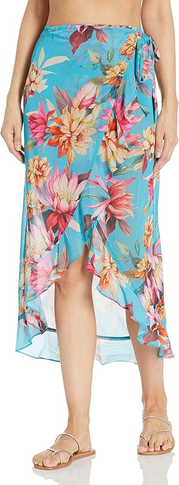 La Blanca Women's Standard Pareo Wrap Swimsuit Cover Up