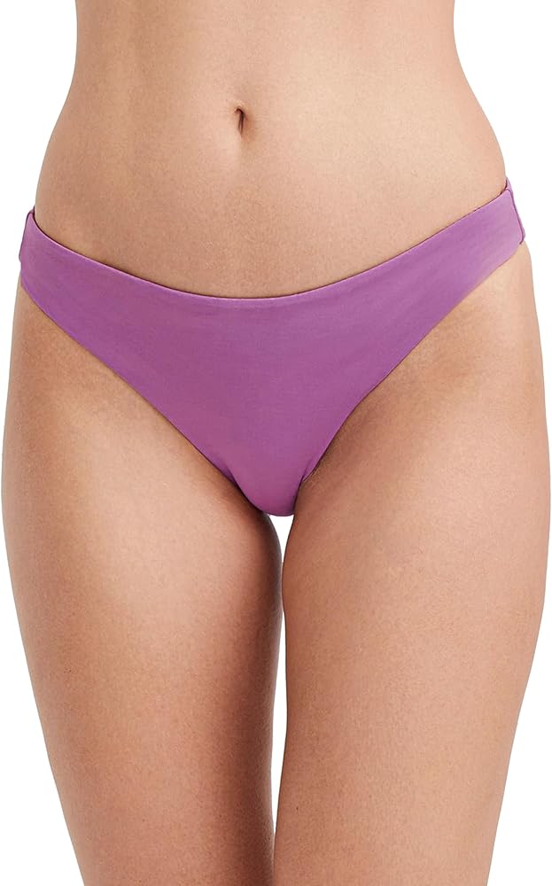 Gottex Women's Au Naturel Solid Mid-rise Bikini Bottom