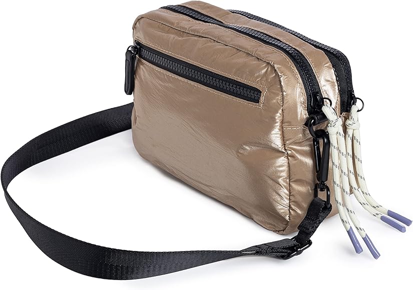 Munich Deep Crossbody Beige, Bolsos Moda Unisex Adulto