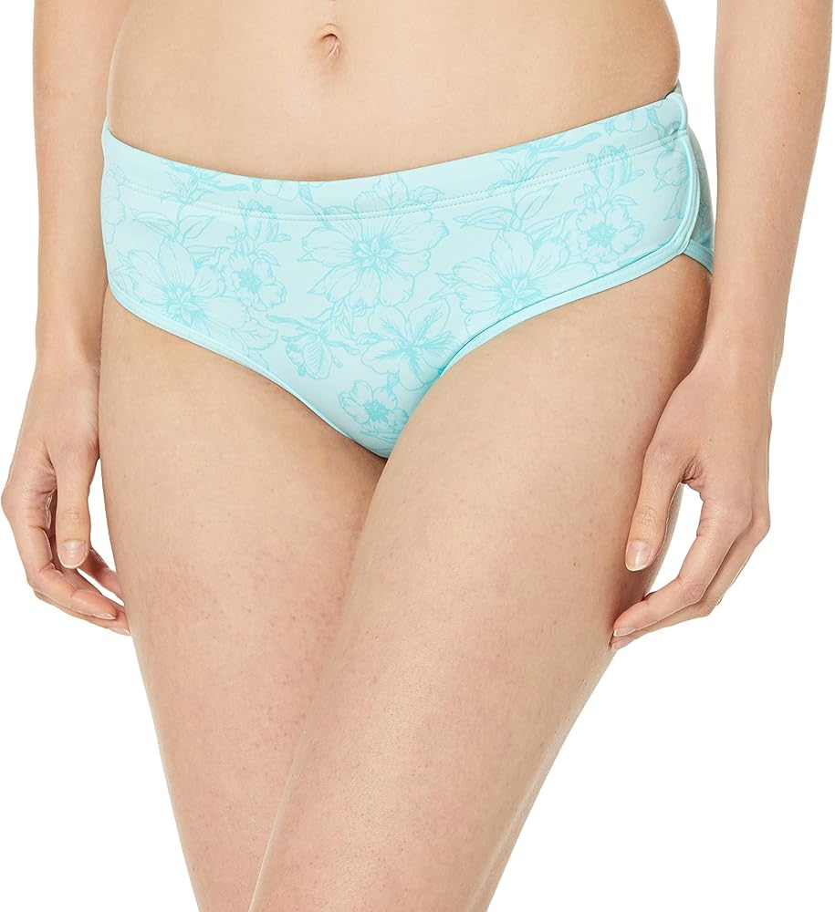 TYR Women's Standard Zola Hipkini Swim Bikini Bottom, Teal, Large