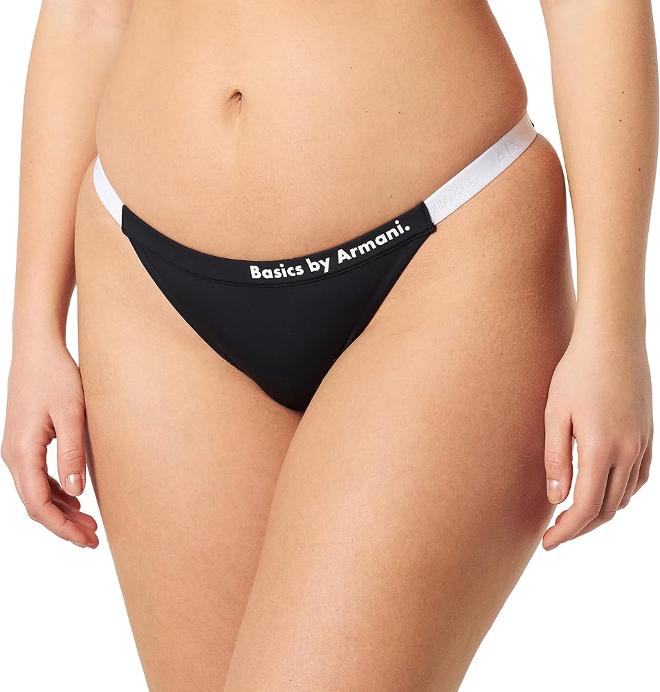 Armani Exchange Women's Padded Basics by Armani Bikini Bottom