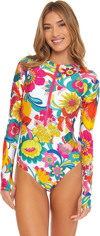 Trina Turk Women's Standard Fontaine Paddle Bathing Suit Cover Ups