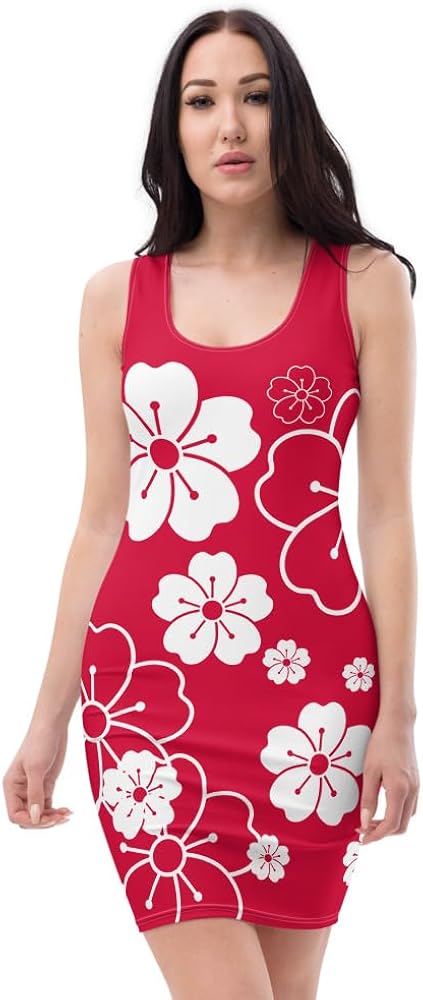 Amazon: Tank Dress - Floral Beach Dress - Go to Tank Dress - Red Crimson