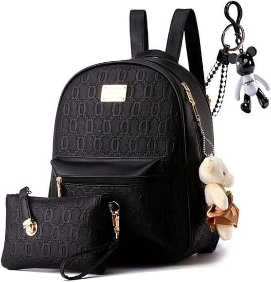 AINUOEY Mujer Bolsos Mochila Casual Bandolera Marca Mediano Antirrobo Italianos PU Cuero 76603 1 piezas