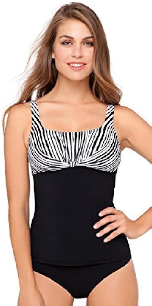 Profile by Gottex Women's Classic Bra Grand Prix Tankini Swim Top (6)