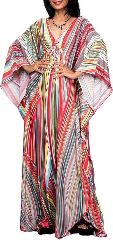 Women Beachwear Turkish Kaftans Long Swimsuit Cover up Caftan Beach Dress