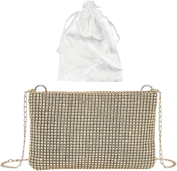 Bolso De Mano Para Mujer De 1 Pieza Con Cadena, Bolso De Mano De 1 Pieza, Bolso De Boda Para Mujer, Bolso De Hombro Con Cadena Para Mujer, Bolso De Mano Brillante Para Mujer