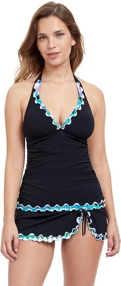 Profile by Gottex Women's Standard Moroccan Escape Halter Tankini