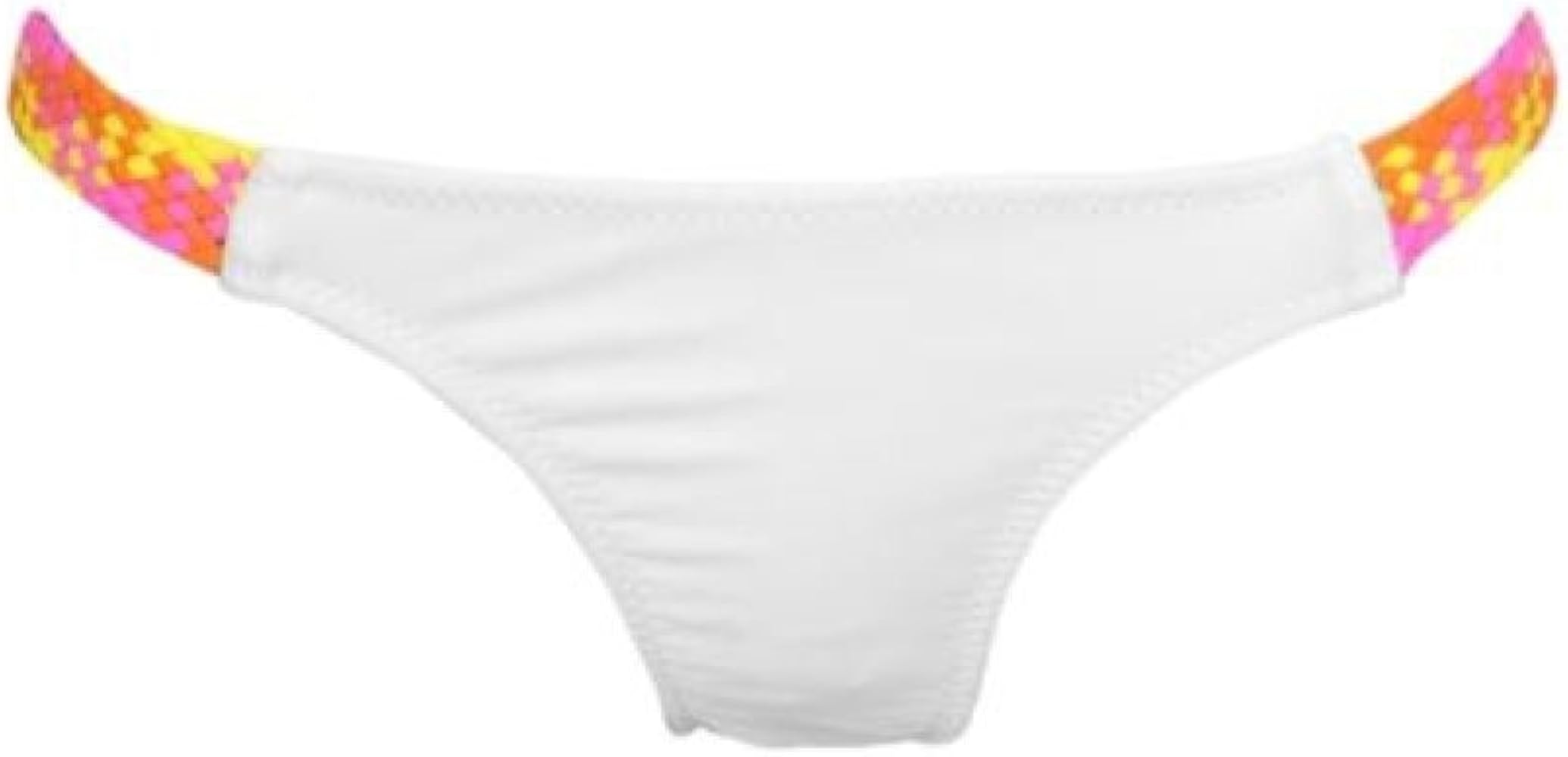 AEROPOSTALE Womens Tops & Bottoms Mix N Match Bikini, White, Large