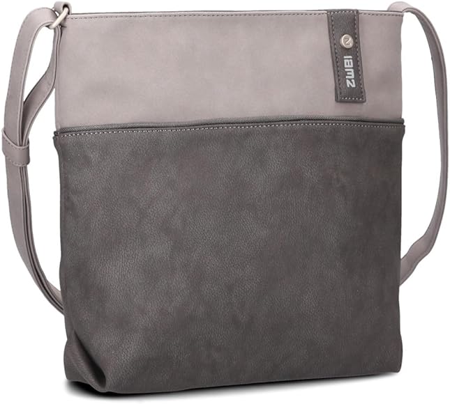 Zwei Jana J10 Nubuk, Handbag Unisex Adultos, Nubuck-Stone, 29