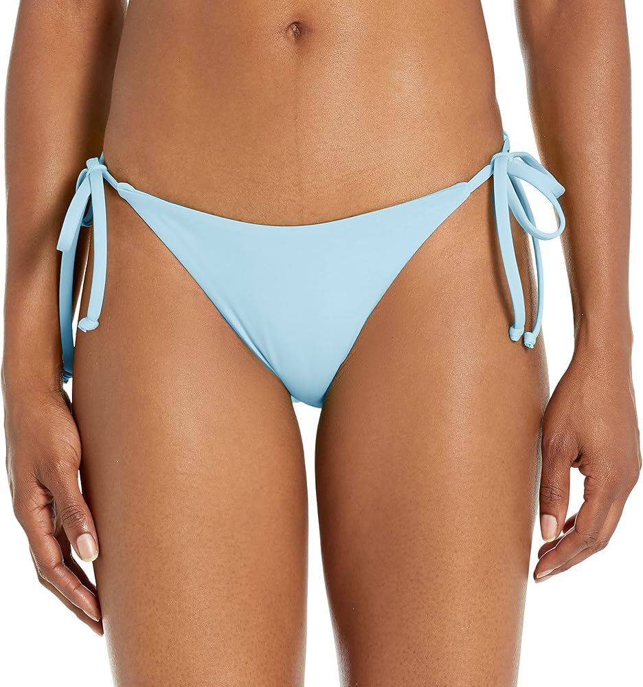 BECCA Women's Standard Rebecca Virtue Color Prism Side Tie Bikini Bottoms-Cheeky Coverage, Swimwear Separates