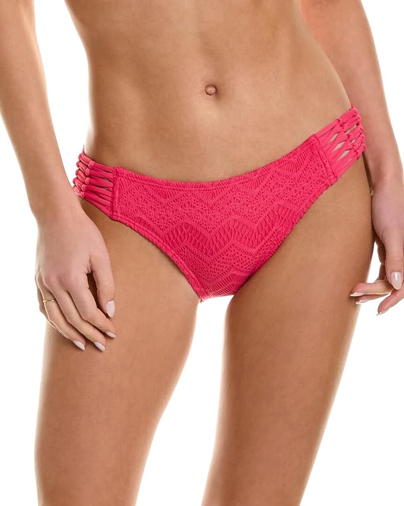 Vince Camuto Crochet Bikini Bottoms Dragon Fruit XS