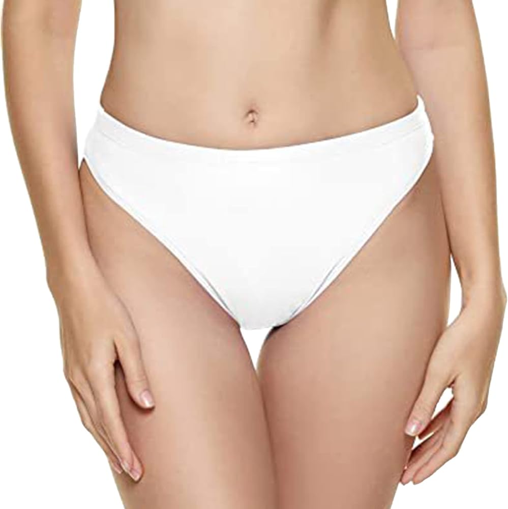 String Bikini Underwear for Women,Swimming Shorts for Women High Waist Quick Dry Solid Color Swim Briefs Stretch Tummy Control Trunks Sports Board Shorts,Thong Bikini Bottom White S