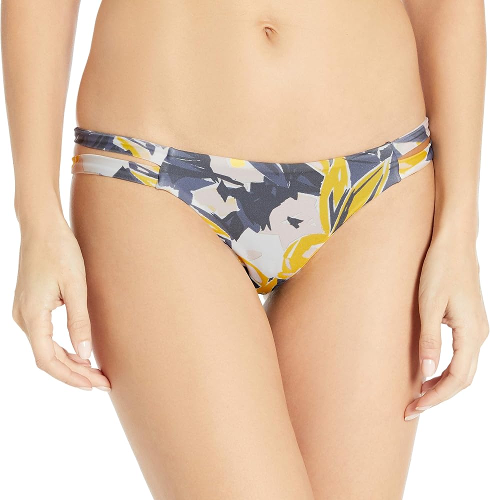 RVCA Women's Vista Medium Bikini Bottom, Multi, L