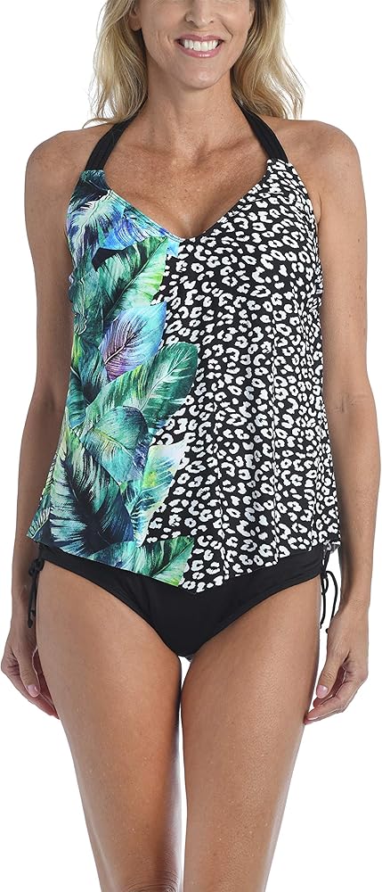 V-Neck Tankini Swimsuit Top