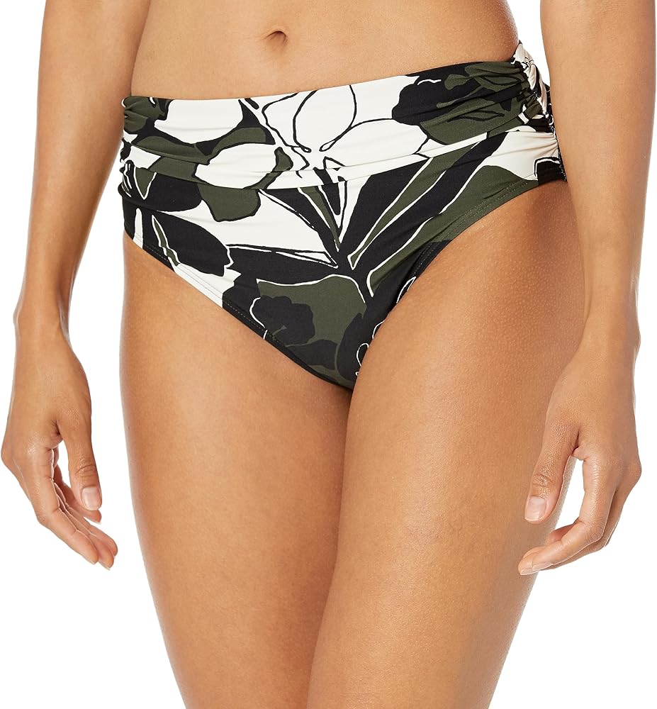 Carmen Marc Valvo Women's Standard High Waist Bikini Bottom