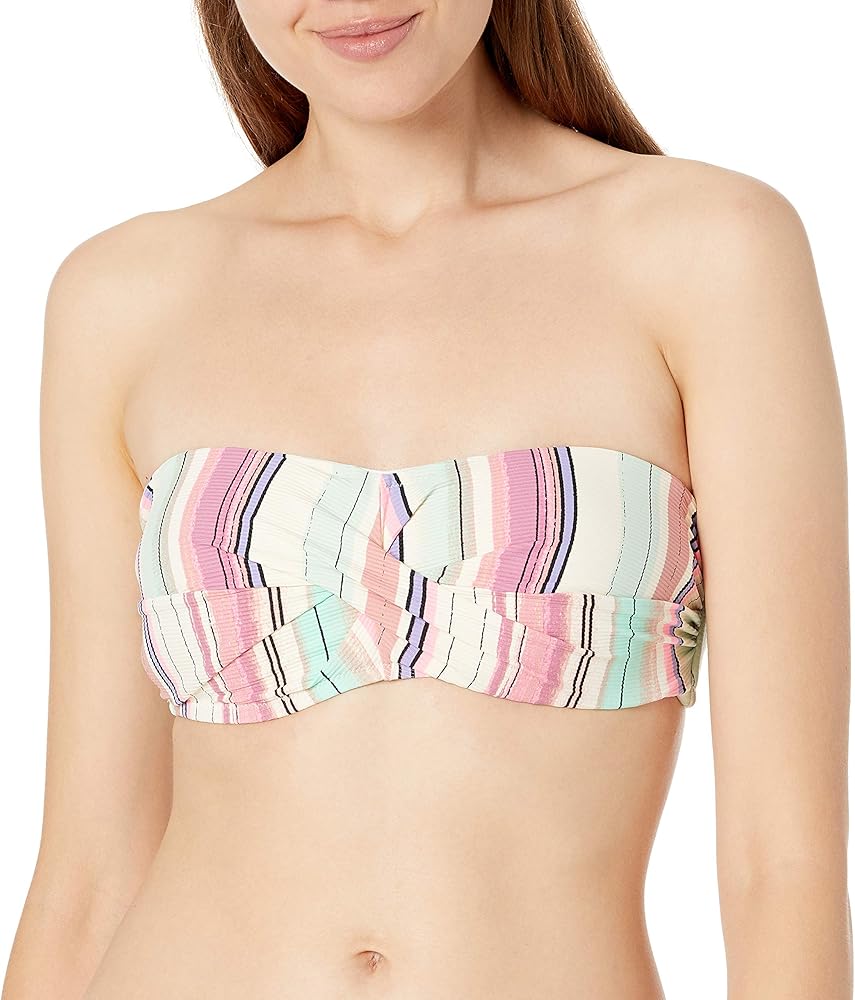 Jessica Simpson Women's Standard Mix & Match Stripe Swimsuit Separates (Top & Bottom)