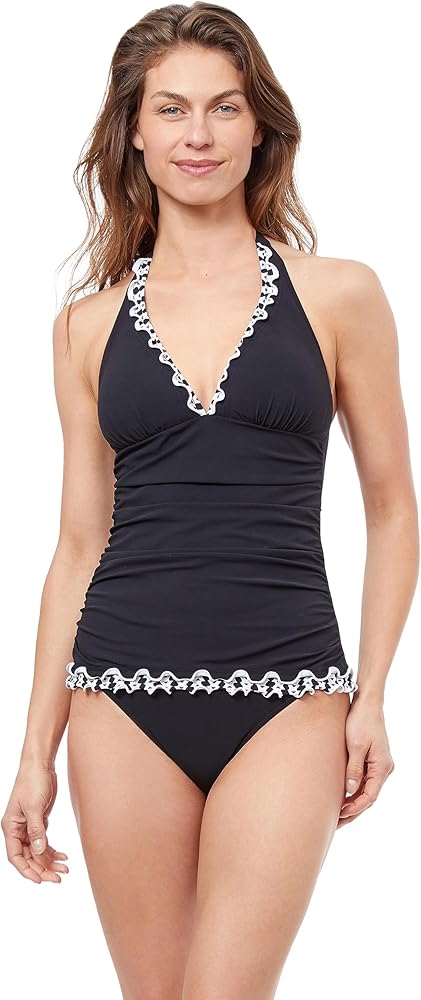 Profile by Gottex Women's Standard Enya Halter Tankini