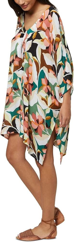 O'NEILL Juniors' Tessa Printed Cover-Up Dress Multicolor