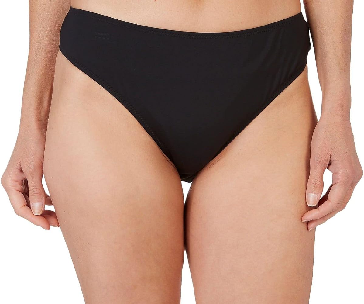 Leilani Women's Solids Shaper Pant Swim Bottom, A720040, Black, 14