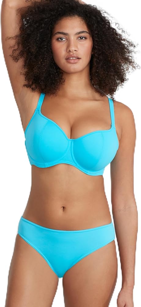 Freya Jewel Cove Bikini Bottom XS, Plain Turquoise