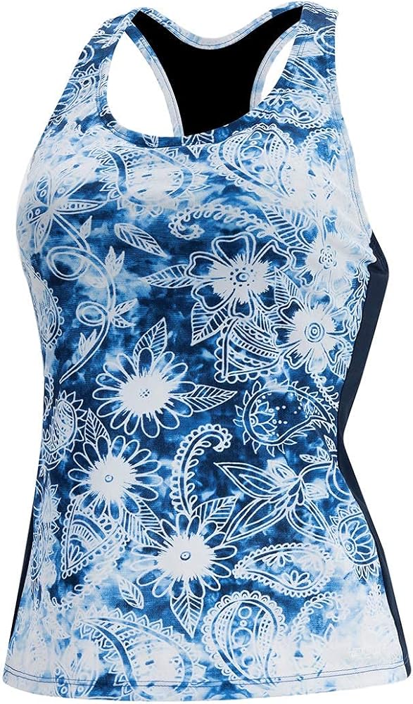 Dolfin AQUASHAPE Women's Paisley Racerback Tankini Top