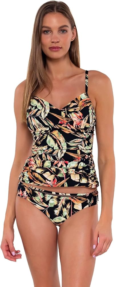 Sunsets Simone Tankini Women's Swimsuit Top with Removable Cups (Bottom Not Included)