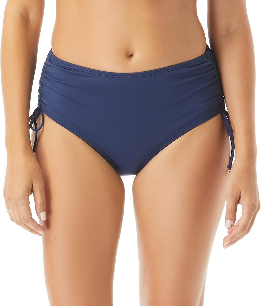 BEACH HOUSE Hayden Side Tie Bikini Swim Bottom — Modest High Waisted Full Coverage Bathing Suit