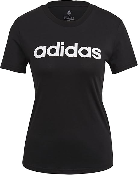 adidas Essentials Slim Logo T-Shirt Camiseta de Manga Corta Mujer (Pack de 1)