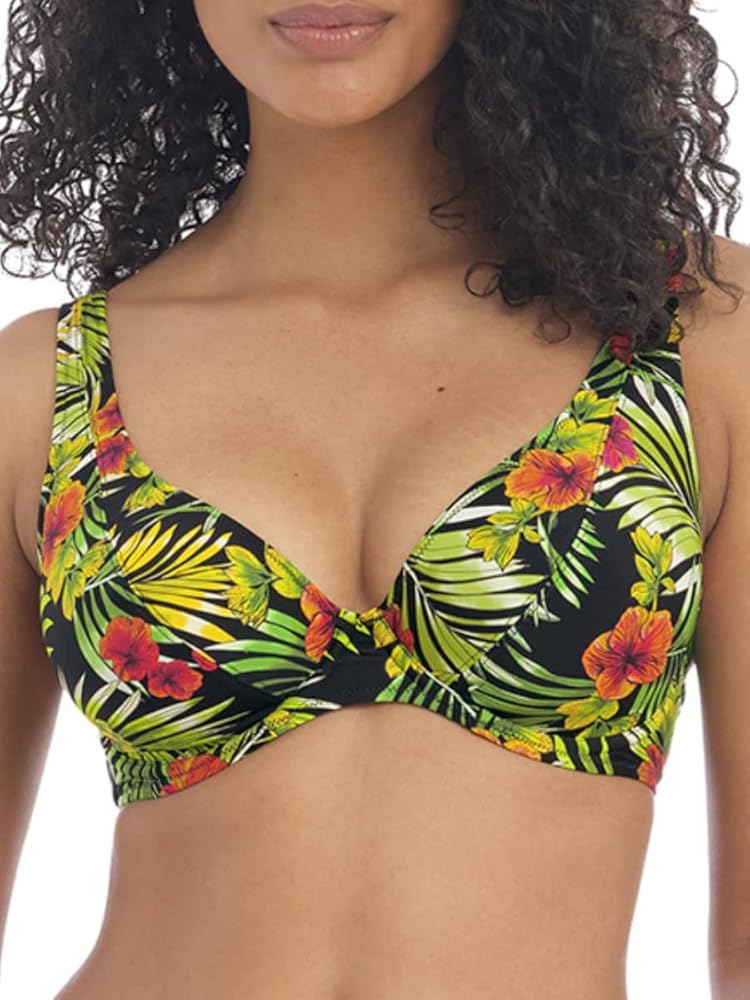 Freya Maui Daze Multi Bikini Top High Apex Bikini Tops Beachwear Swimwear