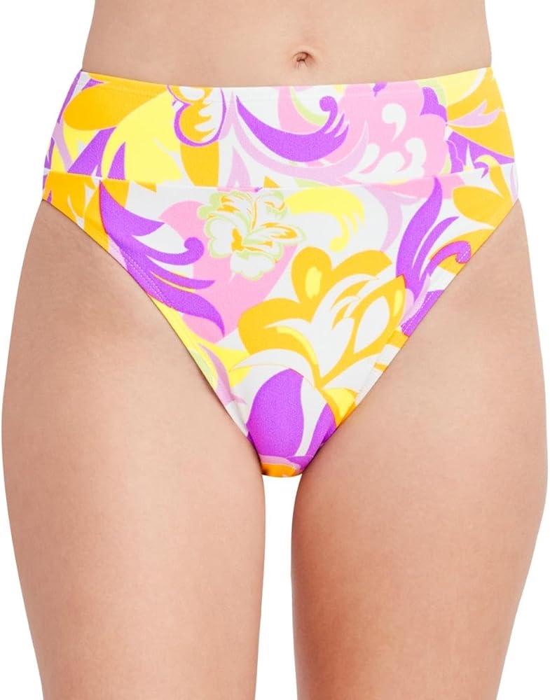 BCBGeneration Women's Standard High Waisted Cheeky Swimsuit Bottom