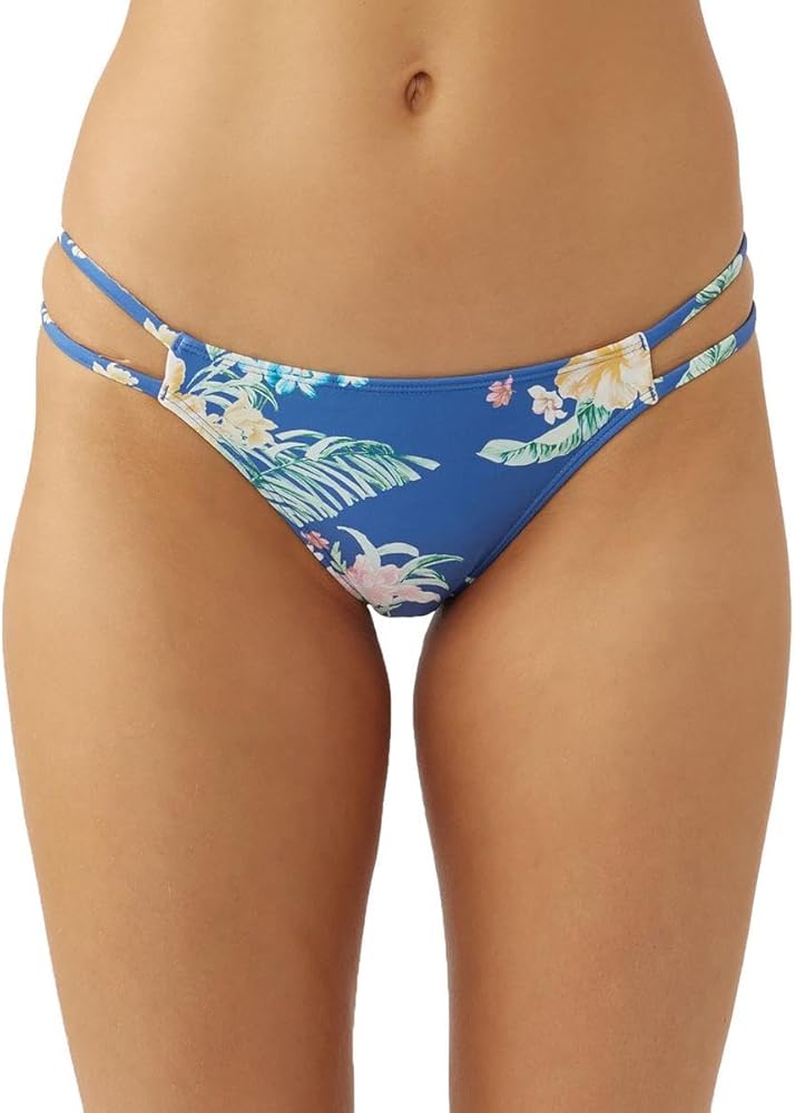 O'NEILL Women's Cardiff Bikini Bottoms - Cheeky Coverage Women's Bathing Suit Bottom with Strappy Side Detail