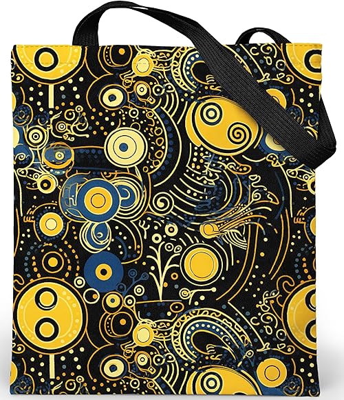 Loxato Bolsa Tela Mujer - Tote Bag con Cremallera - Bolso Grande Mujer 37x42cm - Tote Bag Tela Aesthetic - Bolsos de Mujer con Cremallera y Bolsillo Interior - Bolso Mujer