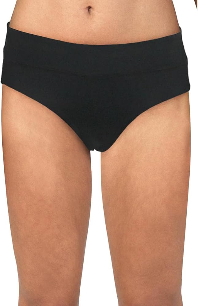 Nike Womens Hipster Active Swim Bottom Separates Black L