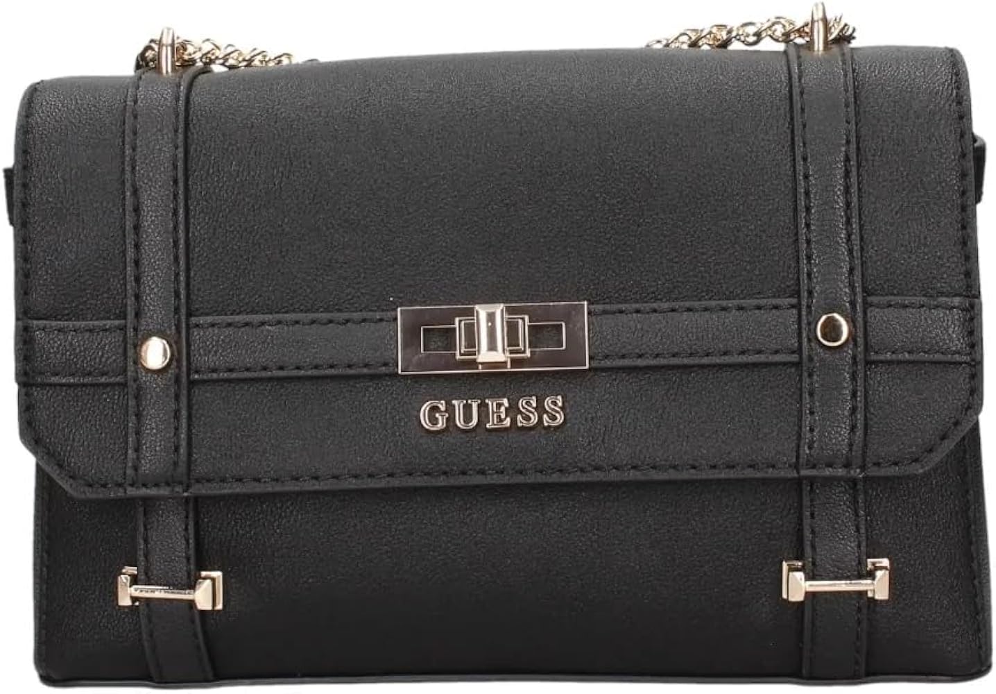 GUESS Emilee Convertible Crossbody Flap Black