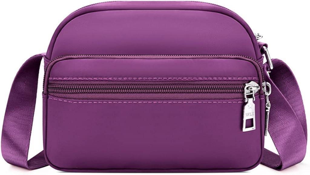 NAOYQNAOYQ Crossbody Bag Bolsos Bandolera para Mujer de Nailon Bolso de Hombro Pequeño Bolso Cruzado Bolso de Teléfono Móvil para Mujer Bolso Pequeño Bandolera