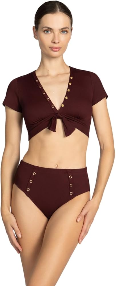 Robin Piccone Women's Amy High Waist Bottom