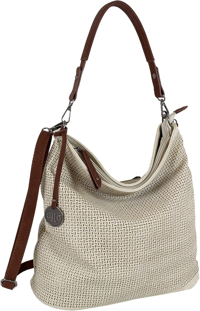 JENNIFER JONES – Bolso de mano de mujer – 34 x 34 x 16 cm – asas intercambiables