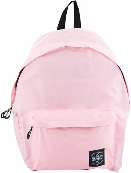 Munich Basics Backpack BTS Pink, Bolsos Moda Unisex Adulto, Rosa 076, 30 x 43 x 16,5 cm