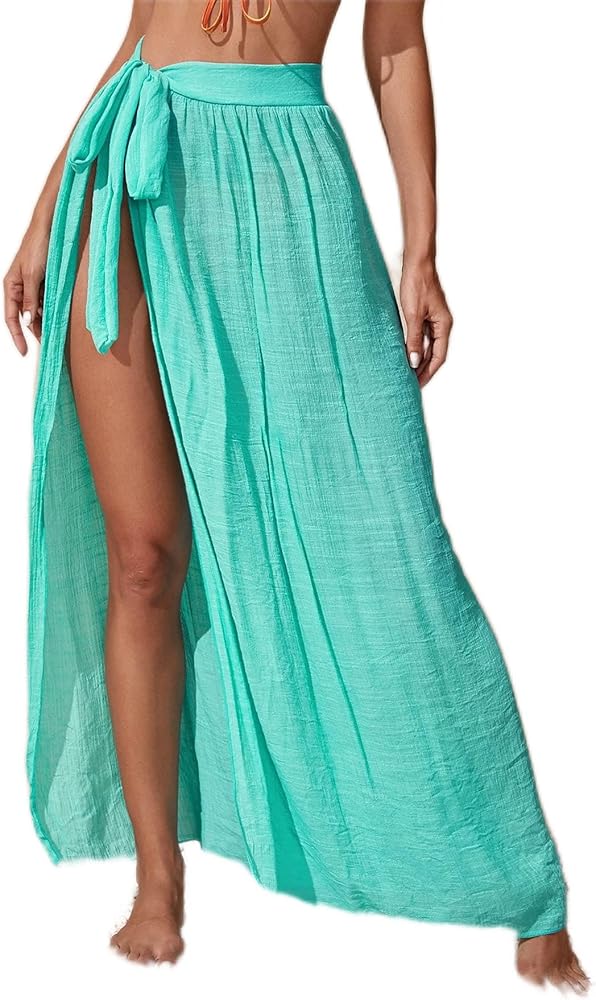 Swimsuit Coverup For Women Beach Swim coverups Knot Waist Cover Up Skirt Swimsuit Cover Up For Women