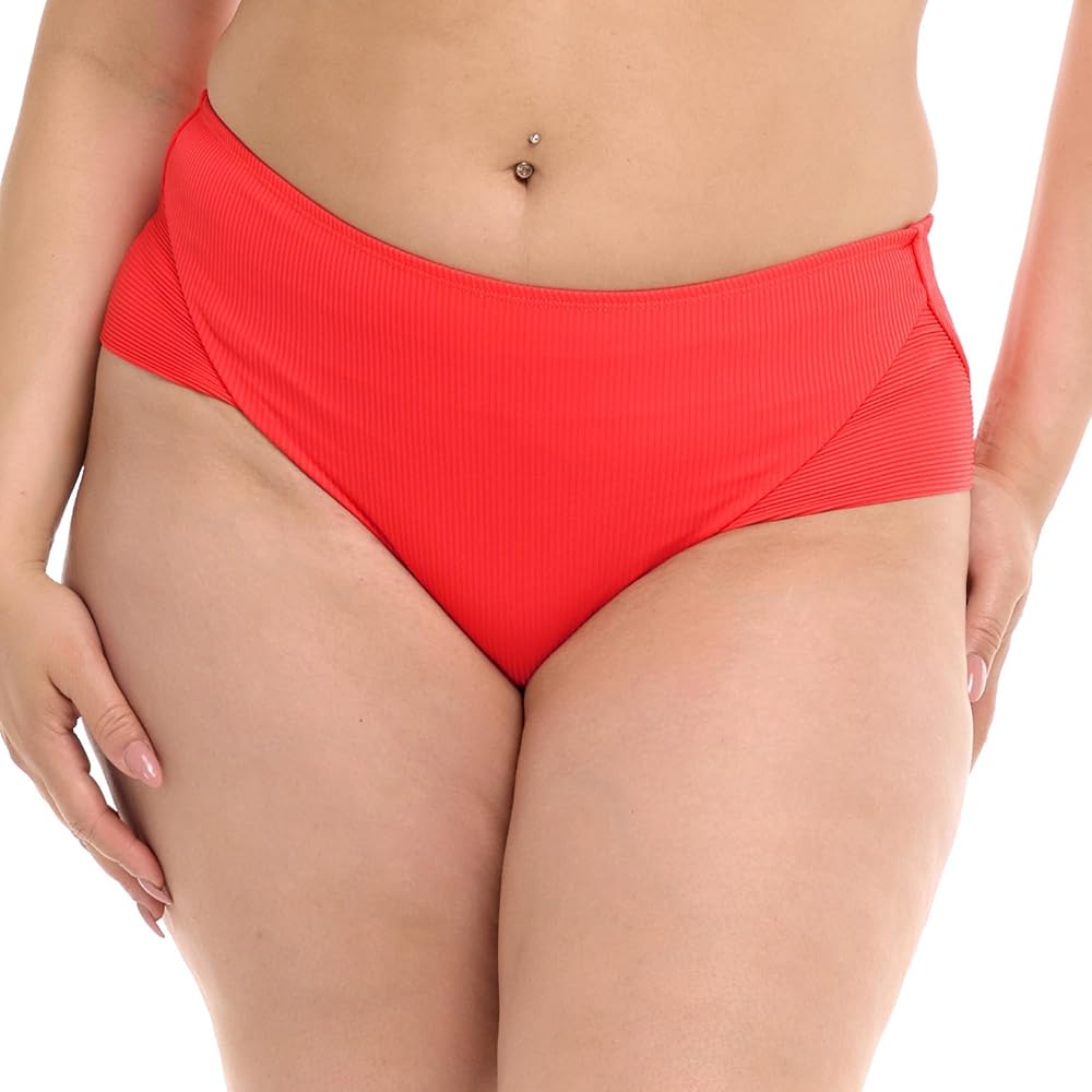 Body Glove Women's Coco Plus High Waist Bikini Bottom Swimsuit, Available in Sizes 1x,2X,3X