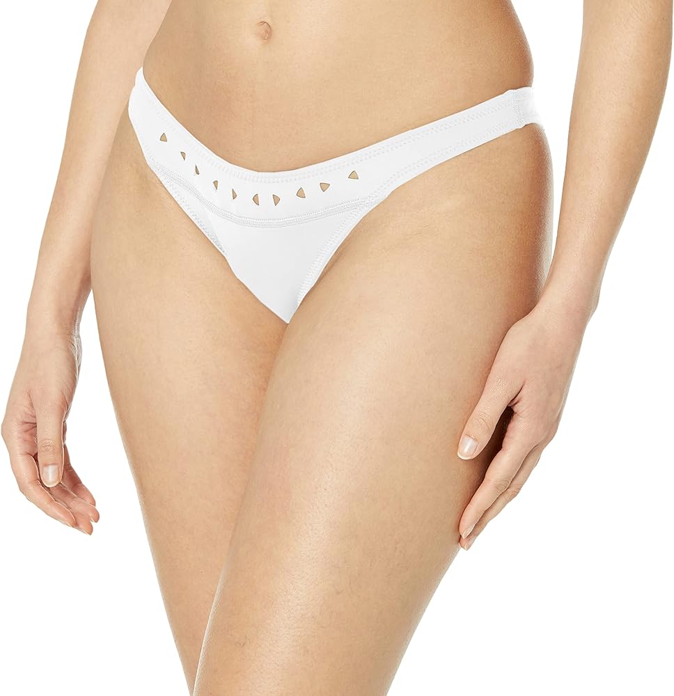 Body Glove Women's Standard Laurie High Cut Cheeky Coverage Bikini Bottom Swimsuit