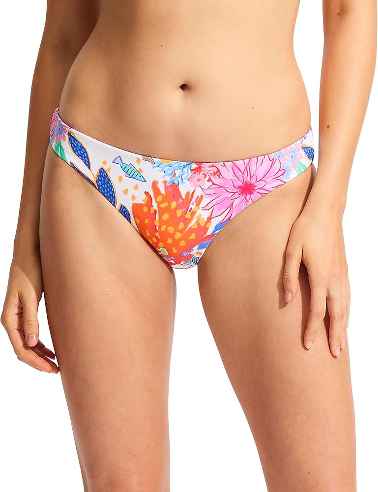 Seafolly Women's Reversible Hipster Bikini Bottom Swimsuit