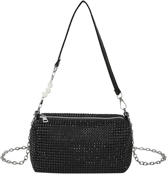 Bolso Fiesta Mujer Bolso Plateado Bolso Fiesta Plata Bolsos Plateados De Fiesta Bolso Fiesta Mujer Bolso Plateado Bolso Fiesta Plata Bolsos Plateados De Fiesta Bolso Plateado Con Té Perfumado(Negro)