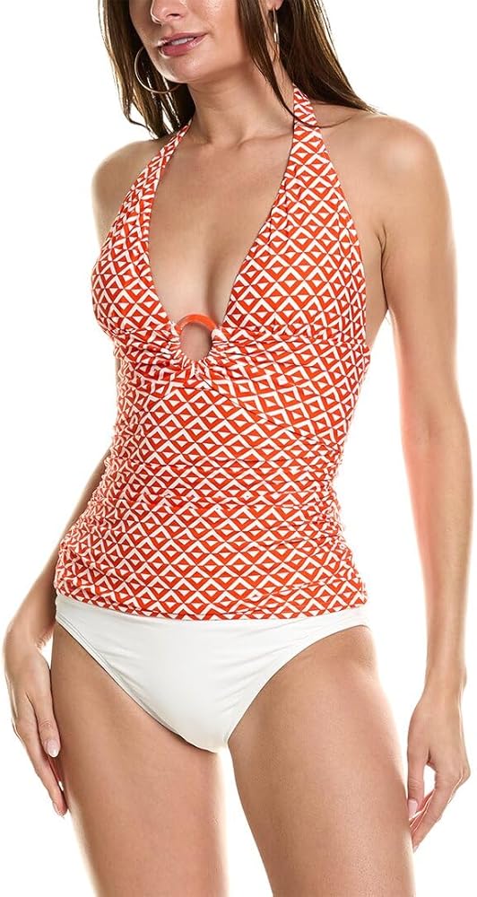 Carmen Marc Valvo Women's Standard Halter Tankini